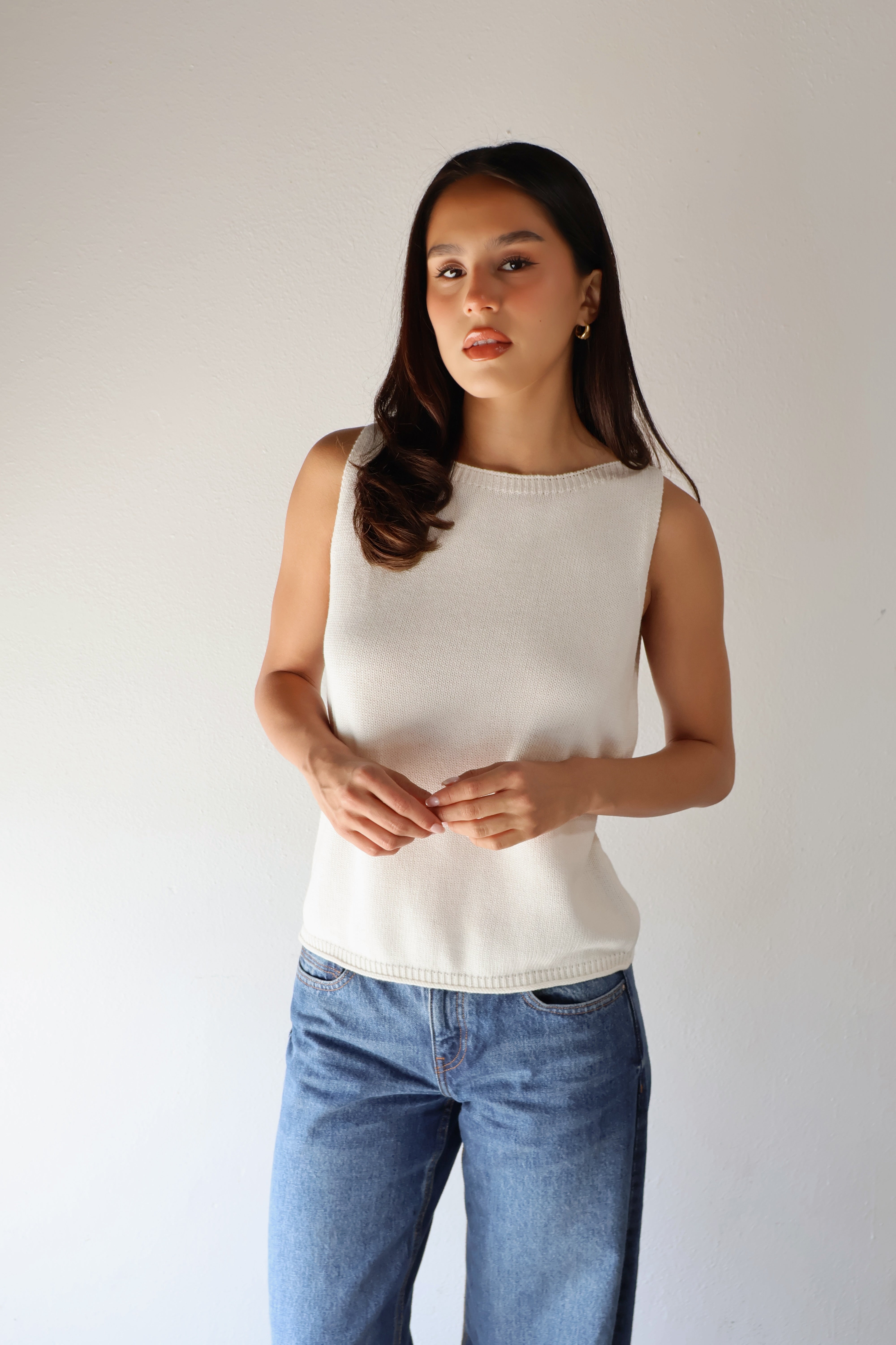 BOATNECK TANK // CHALK