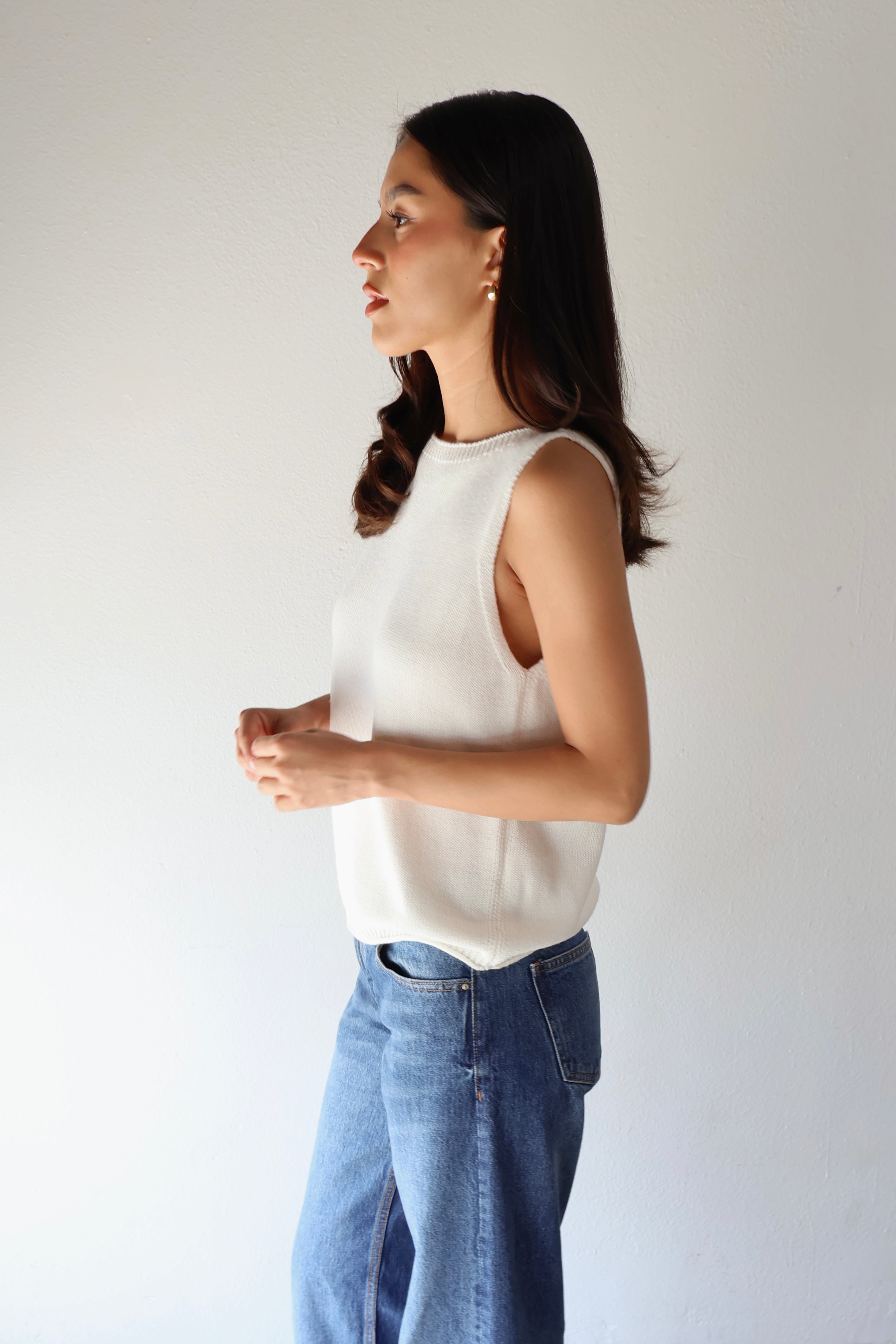 BOATNECK TANK // CHALK