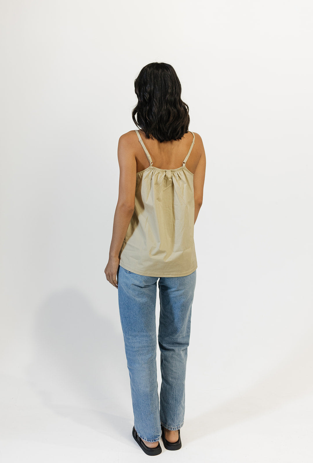 Square Cami — Seagrass