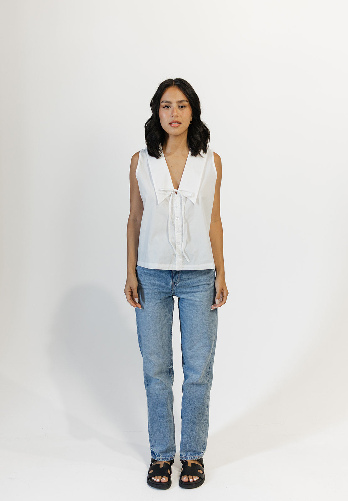 Collar Tank — Cotton