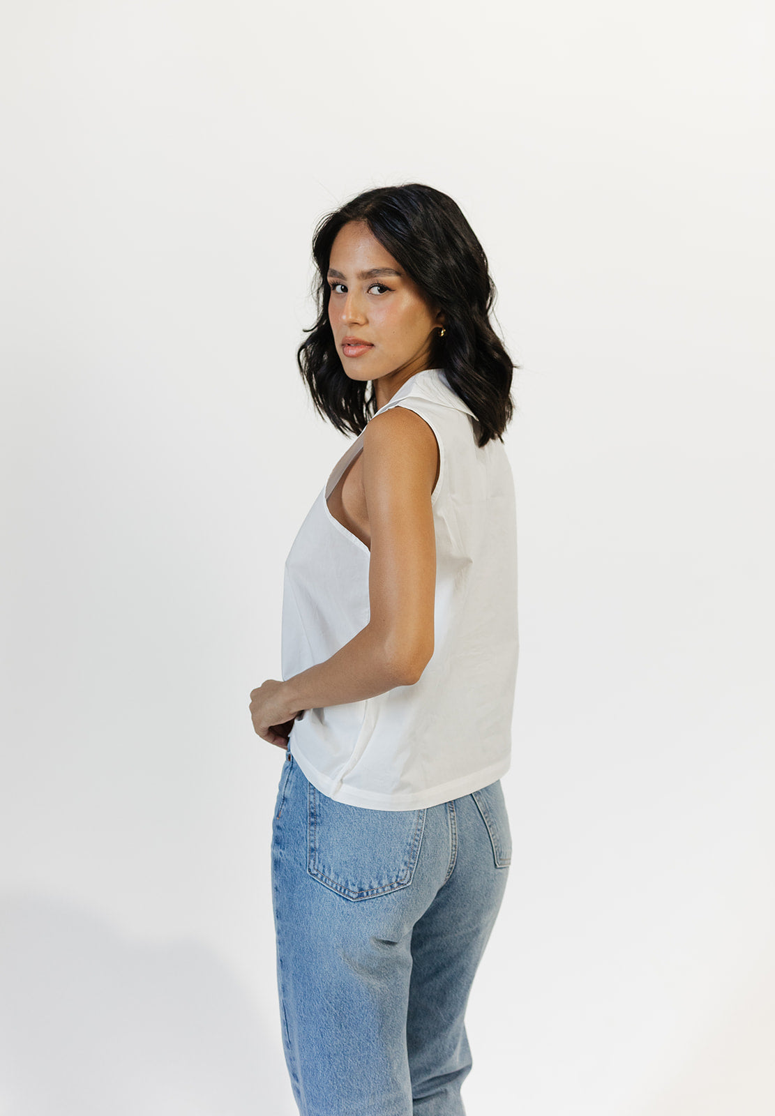 Collar Tank — Cotton