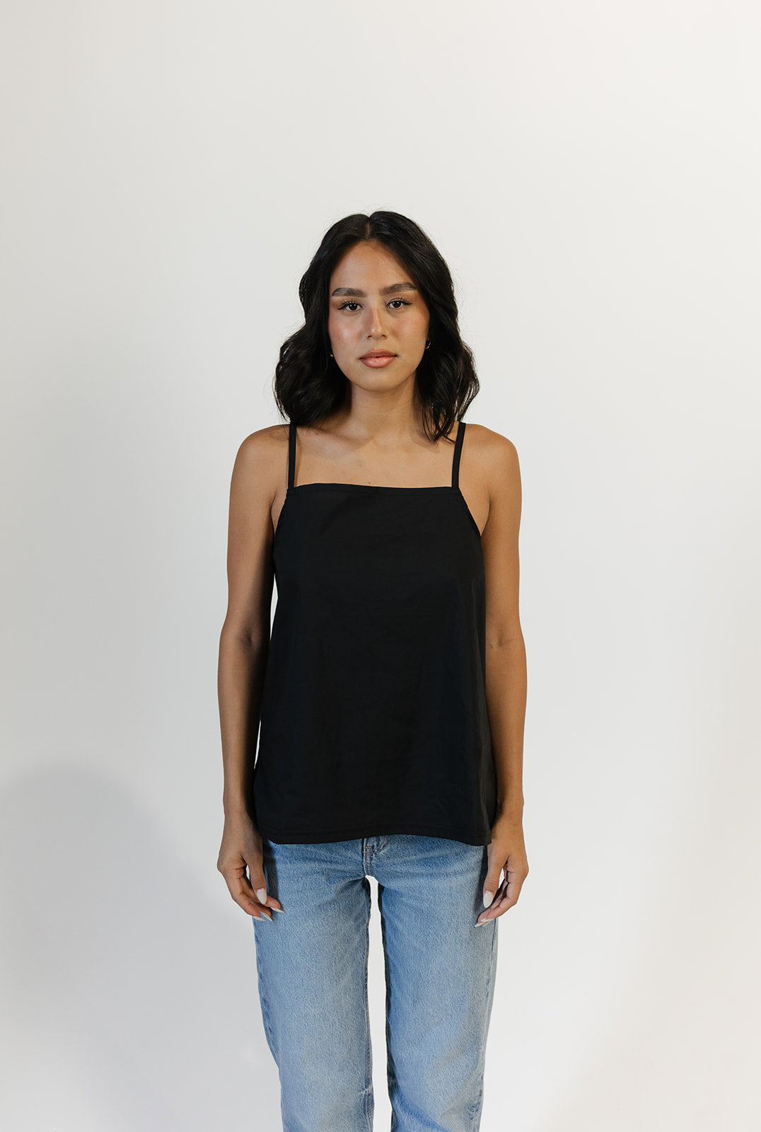 Square Cami — Onyx
