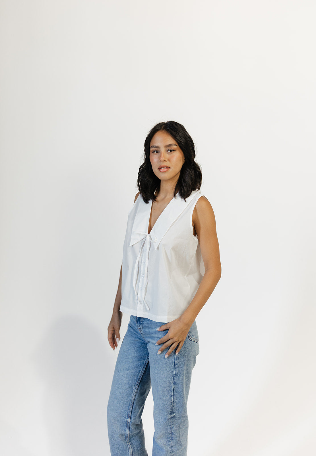 Collar Tank — Cotton