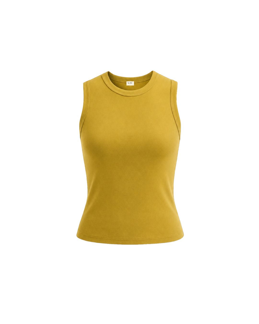 MUSCLE TANK // CHARTREUSE