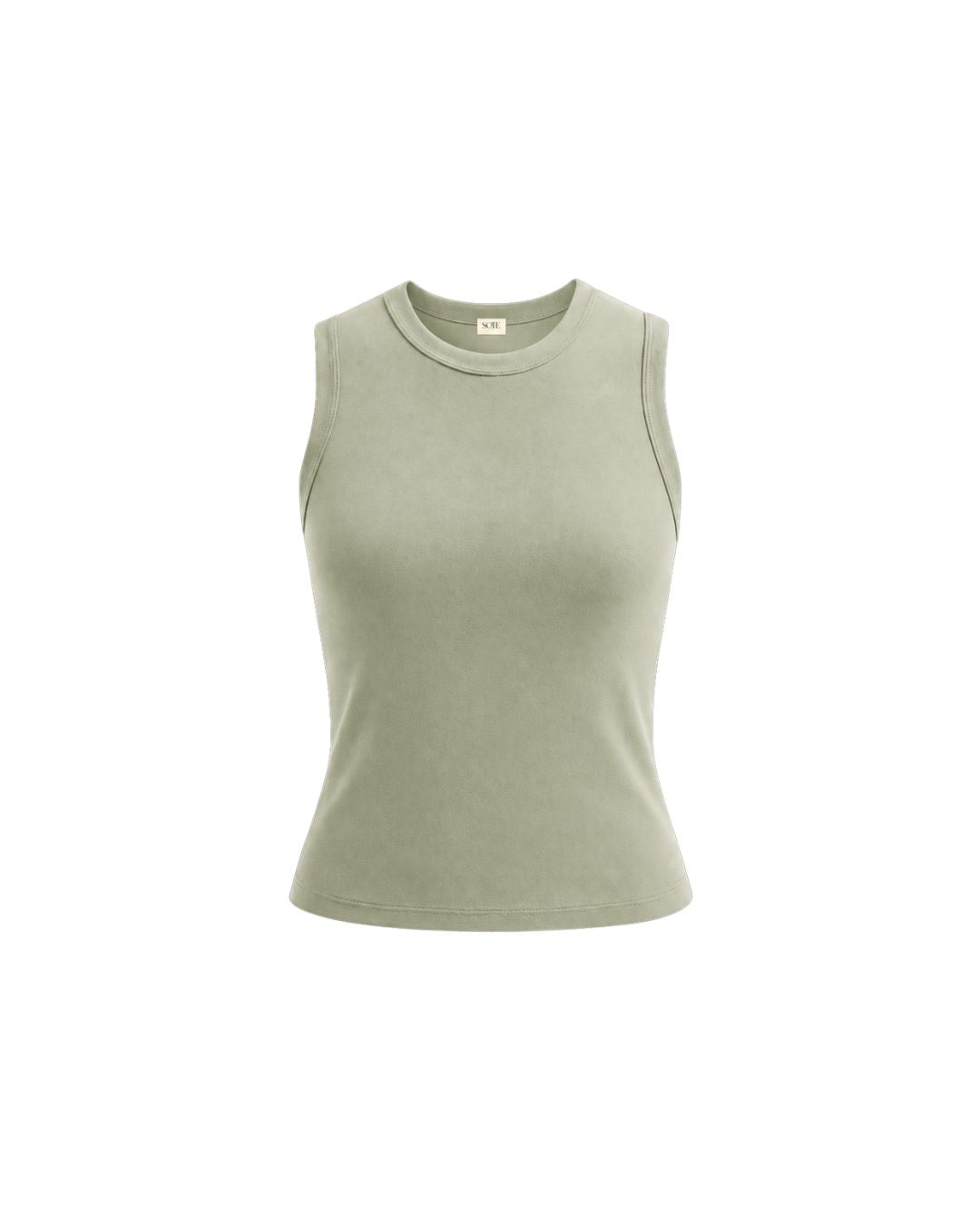 MUSCLE TANK // PISTACHIO