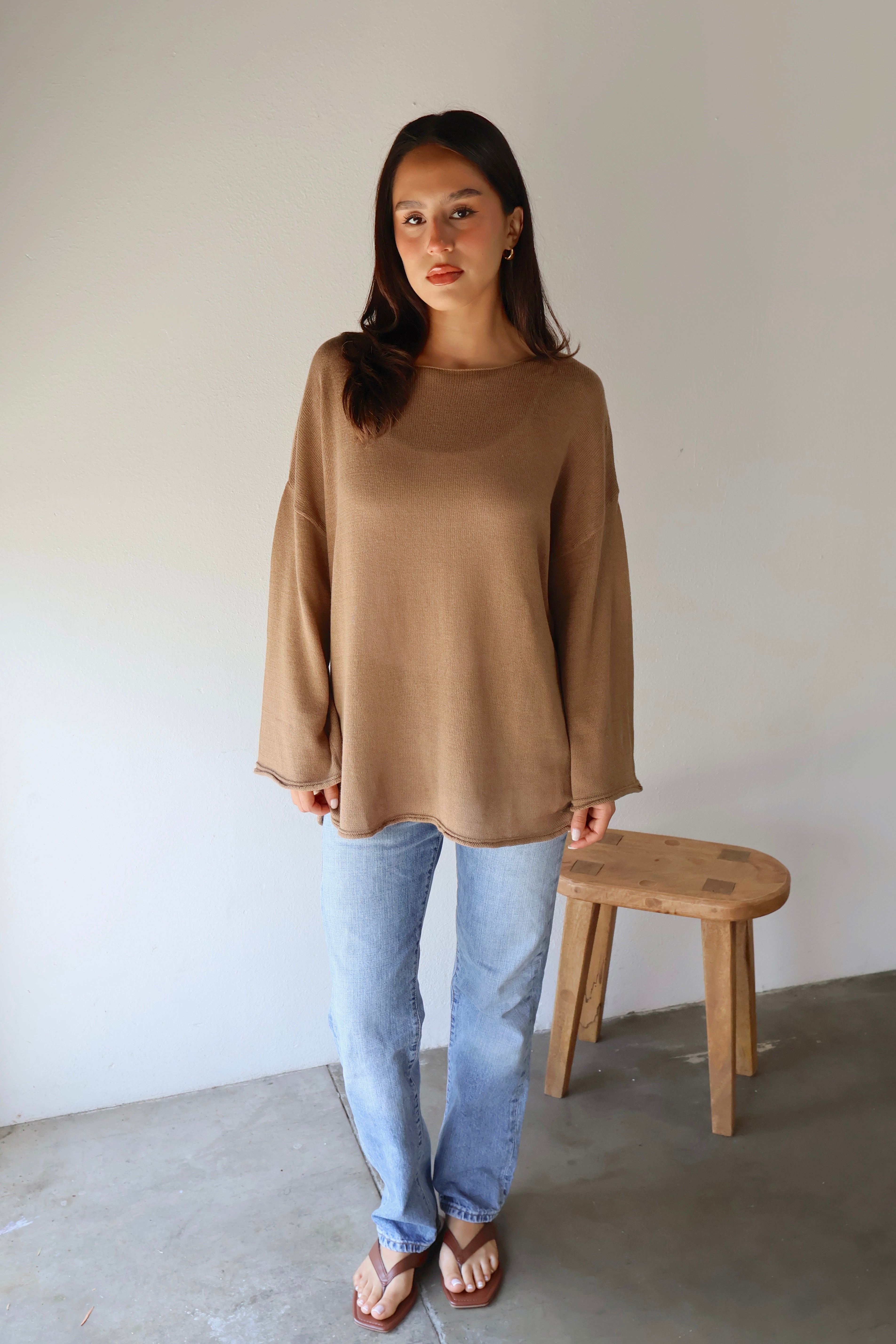 SOFTWEAR BOATNECK KNIT // CLAY
