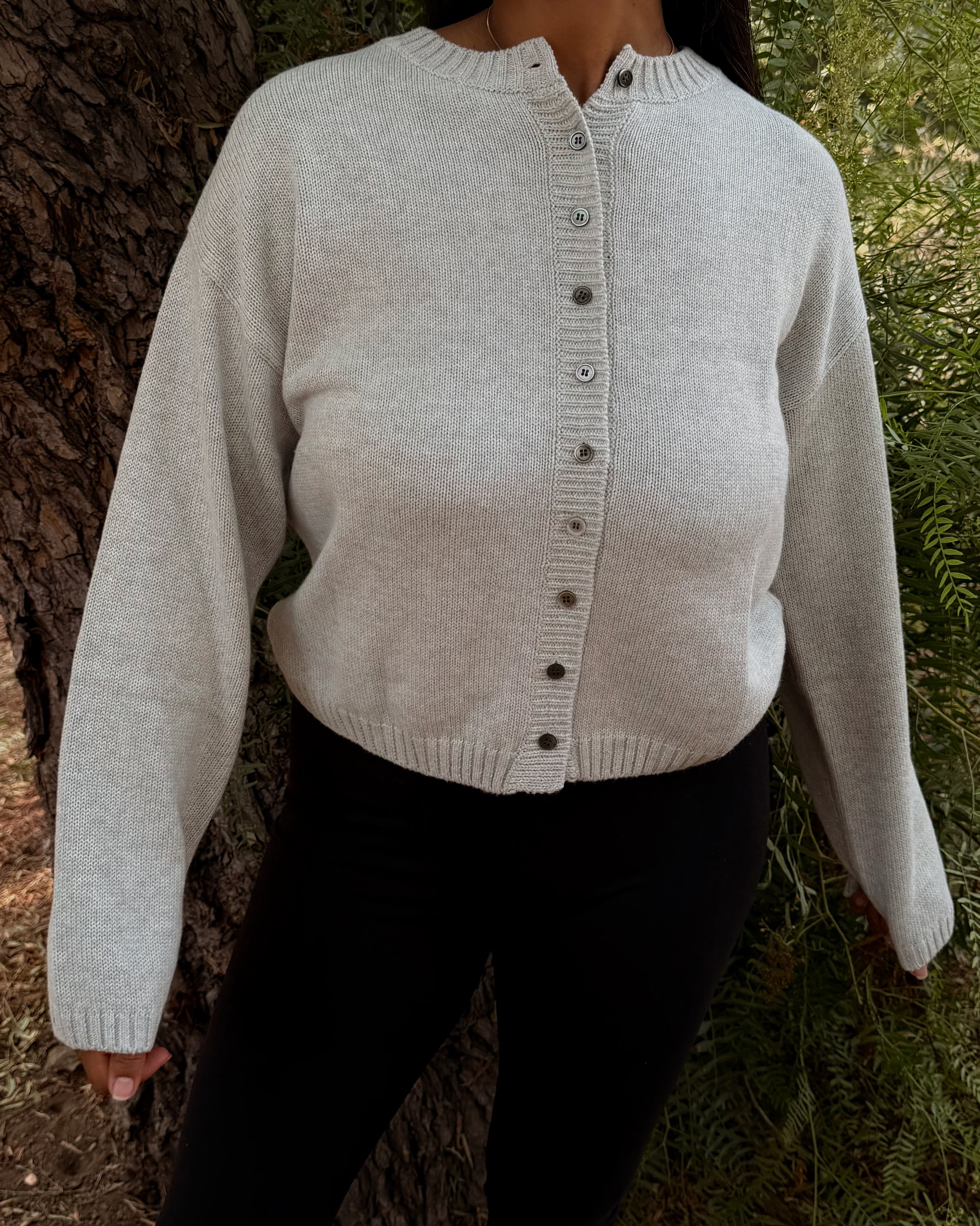 Weave Cardigan // Ash