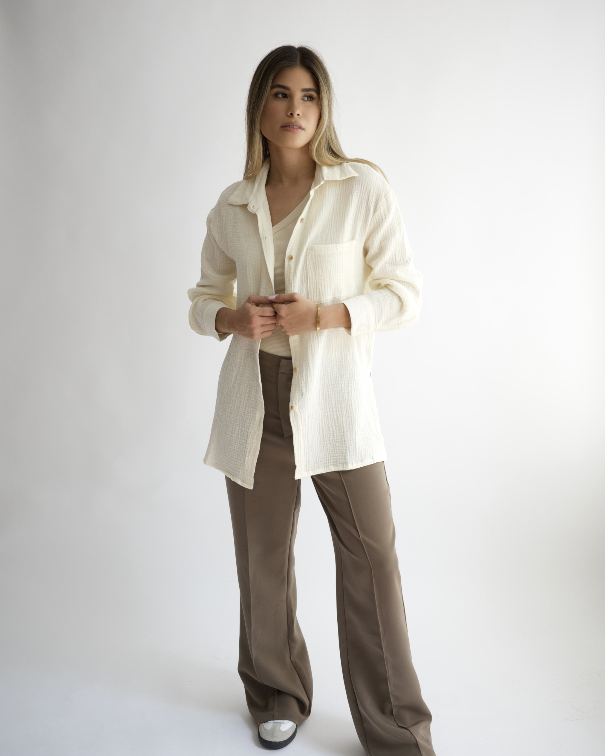 Coastal Shirt // Light Oyster