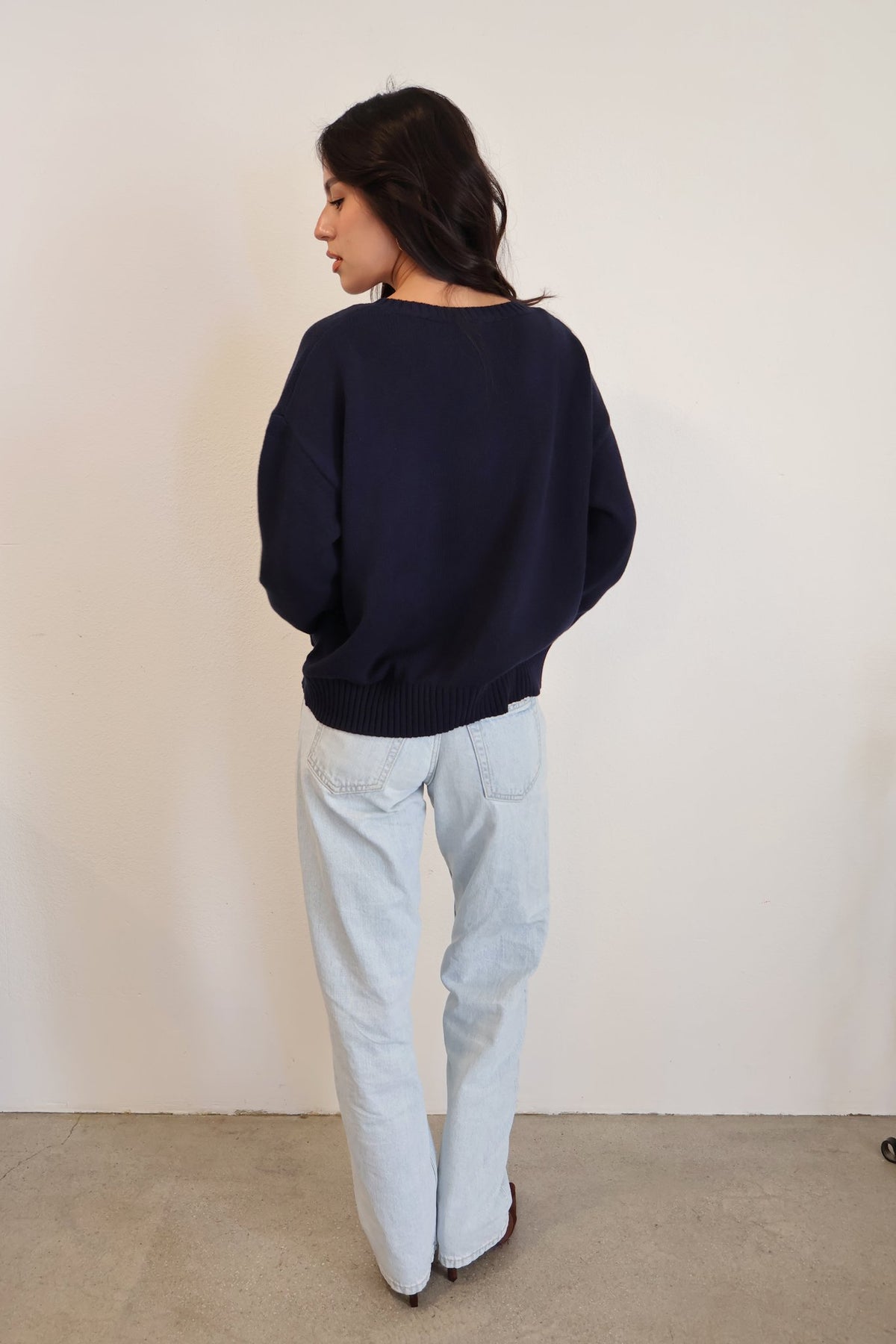Heritage V-Neck Knit // Imperial