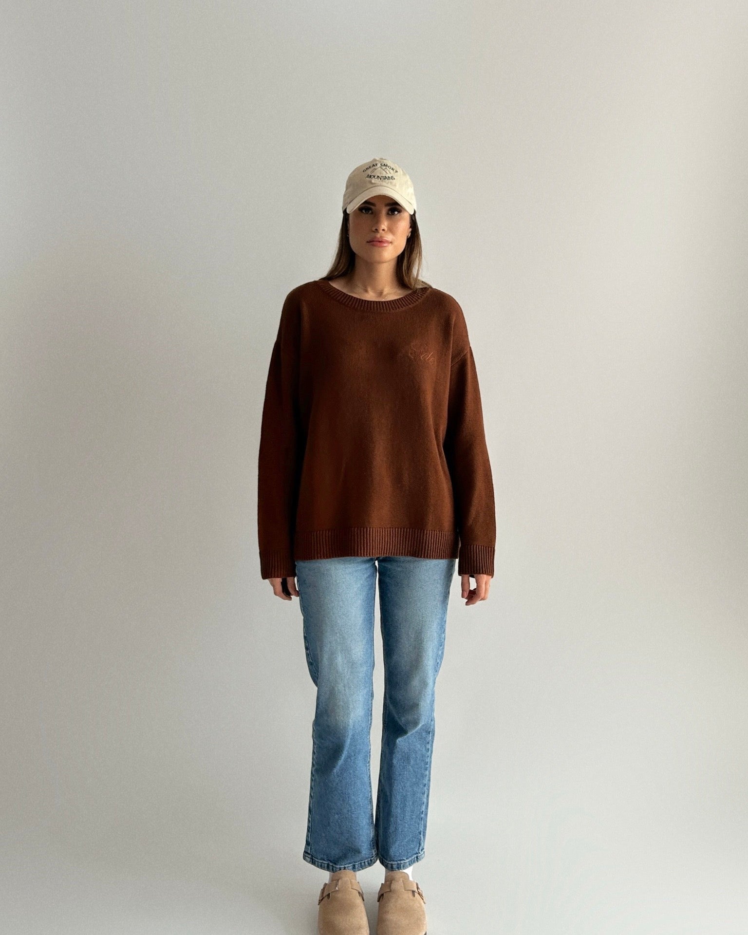 SLOUCH KNIT // CHOCOLATE