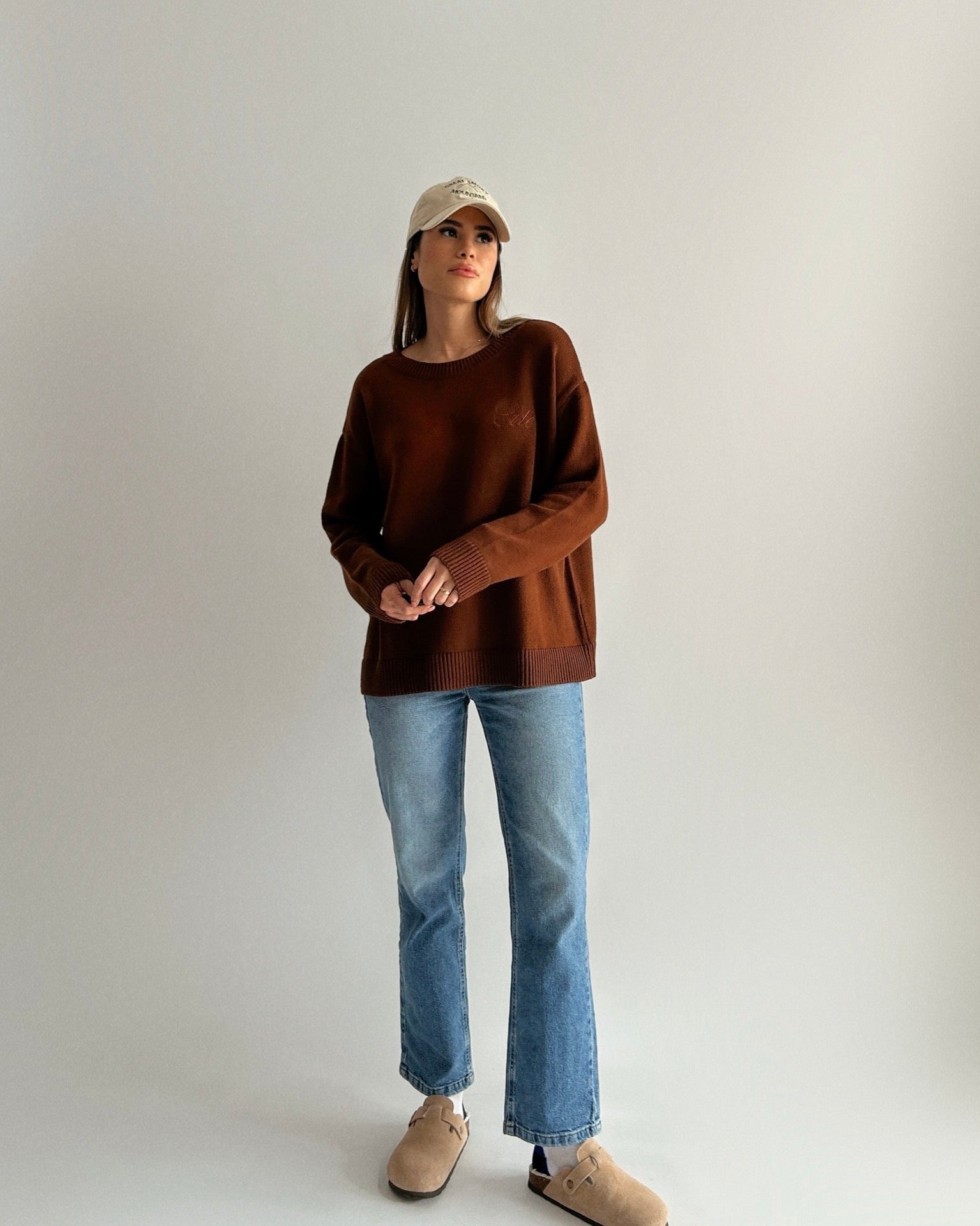 SLOUCH KNIT // CHOCOLATE