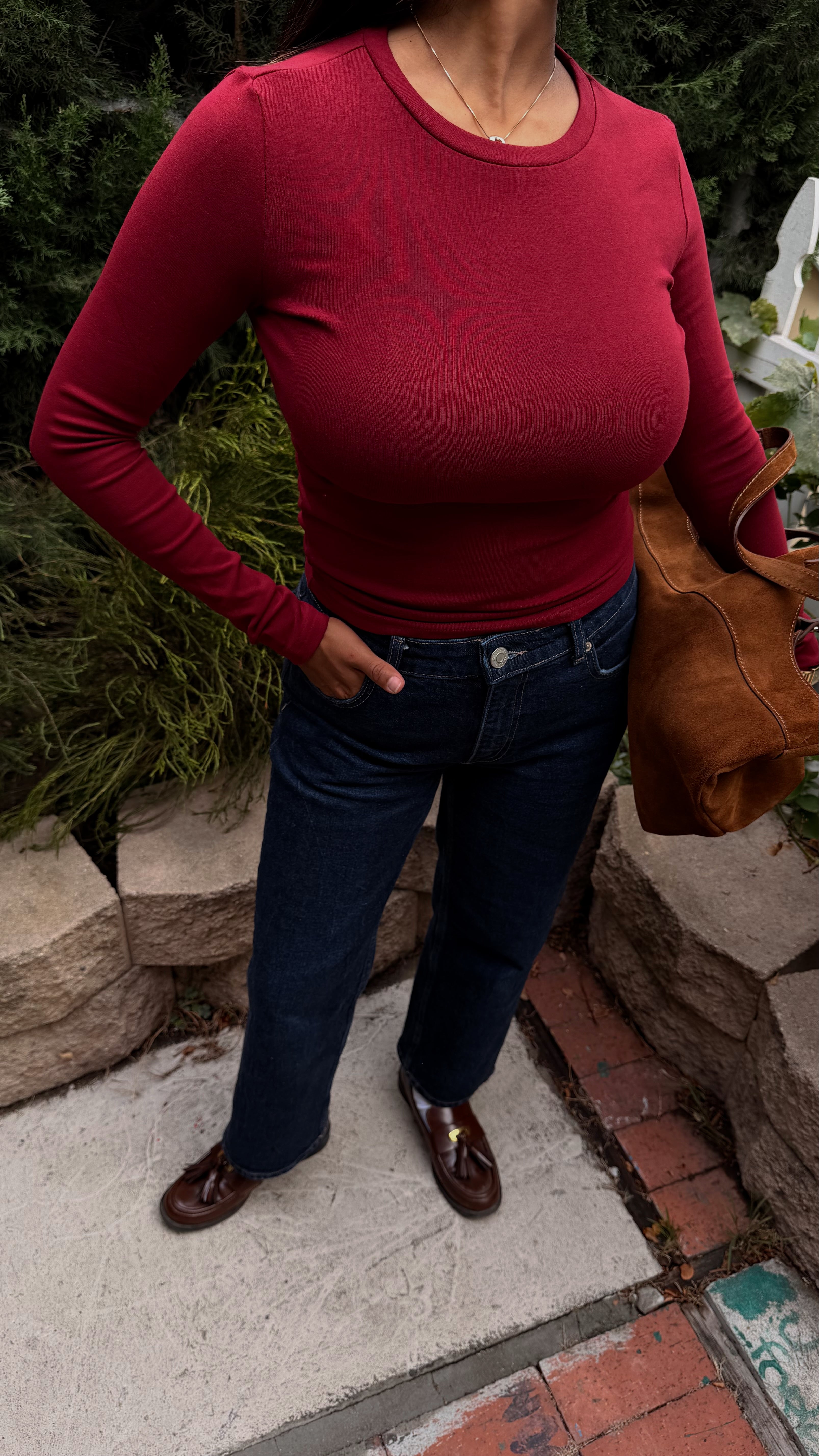 Baby Long-sleeve // Cranberry