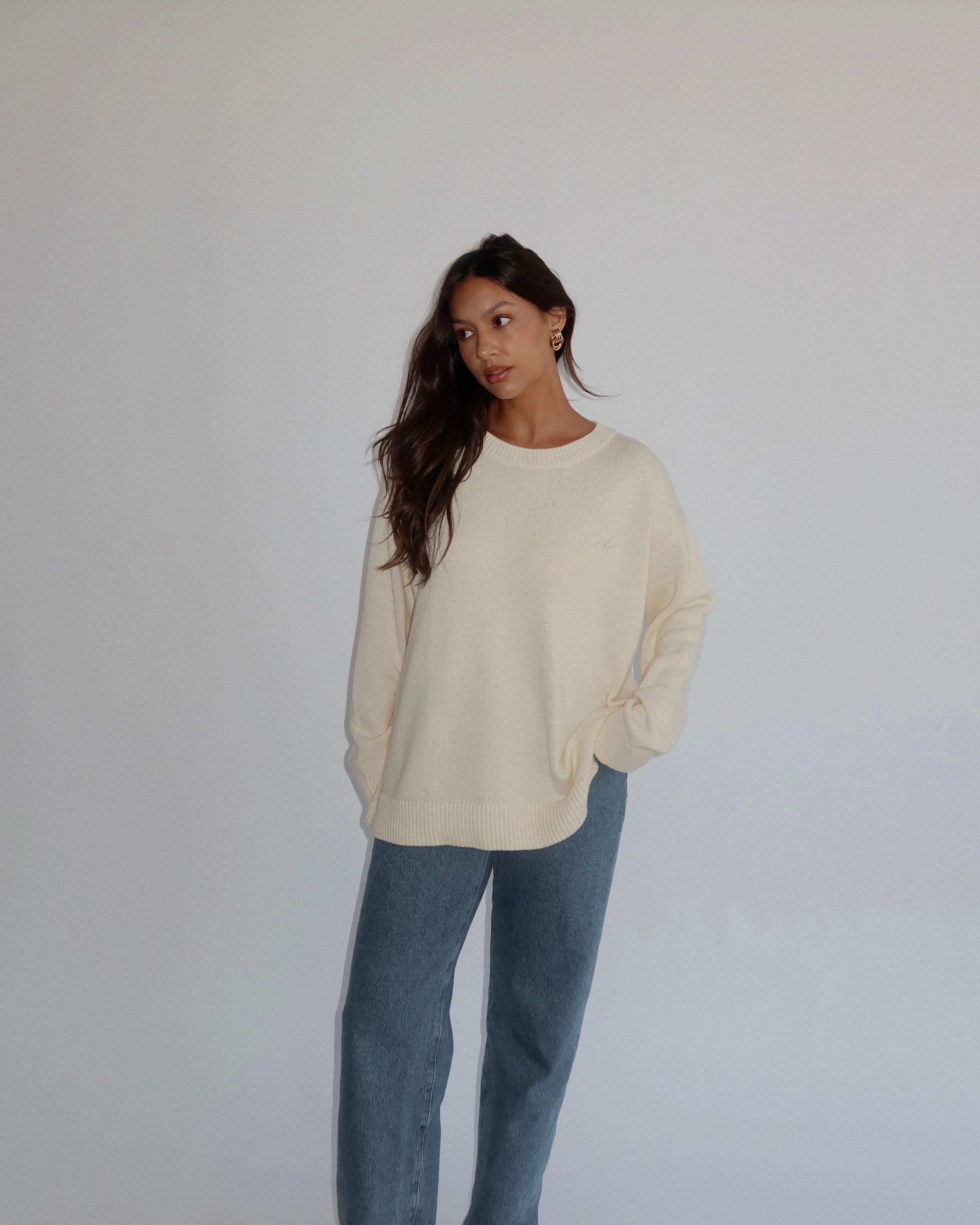 SLOUCH KNIT // BUTTERCREAM