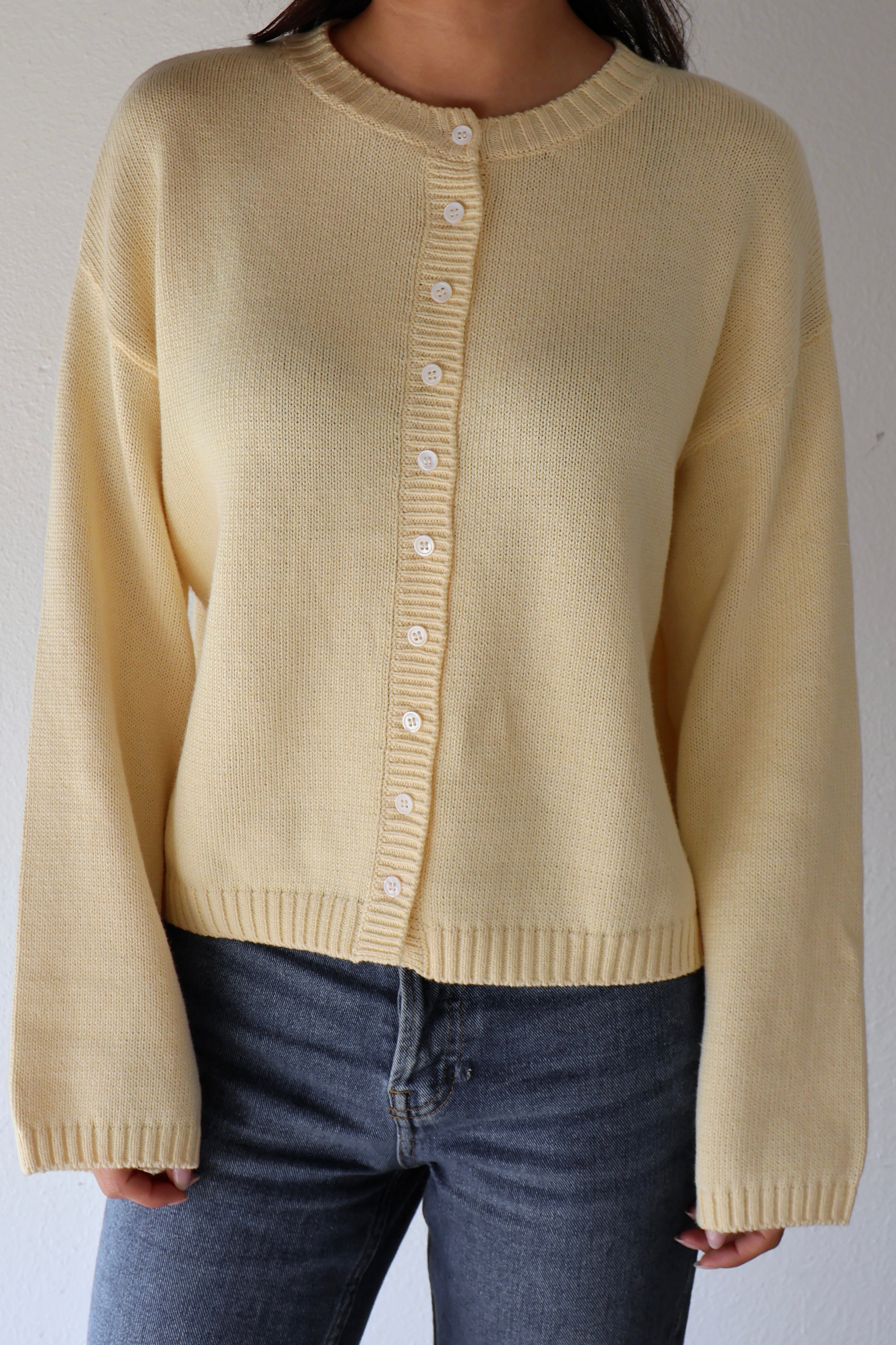 WEAVE CARDIGAN // BUTTER