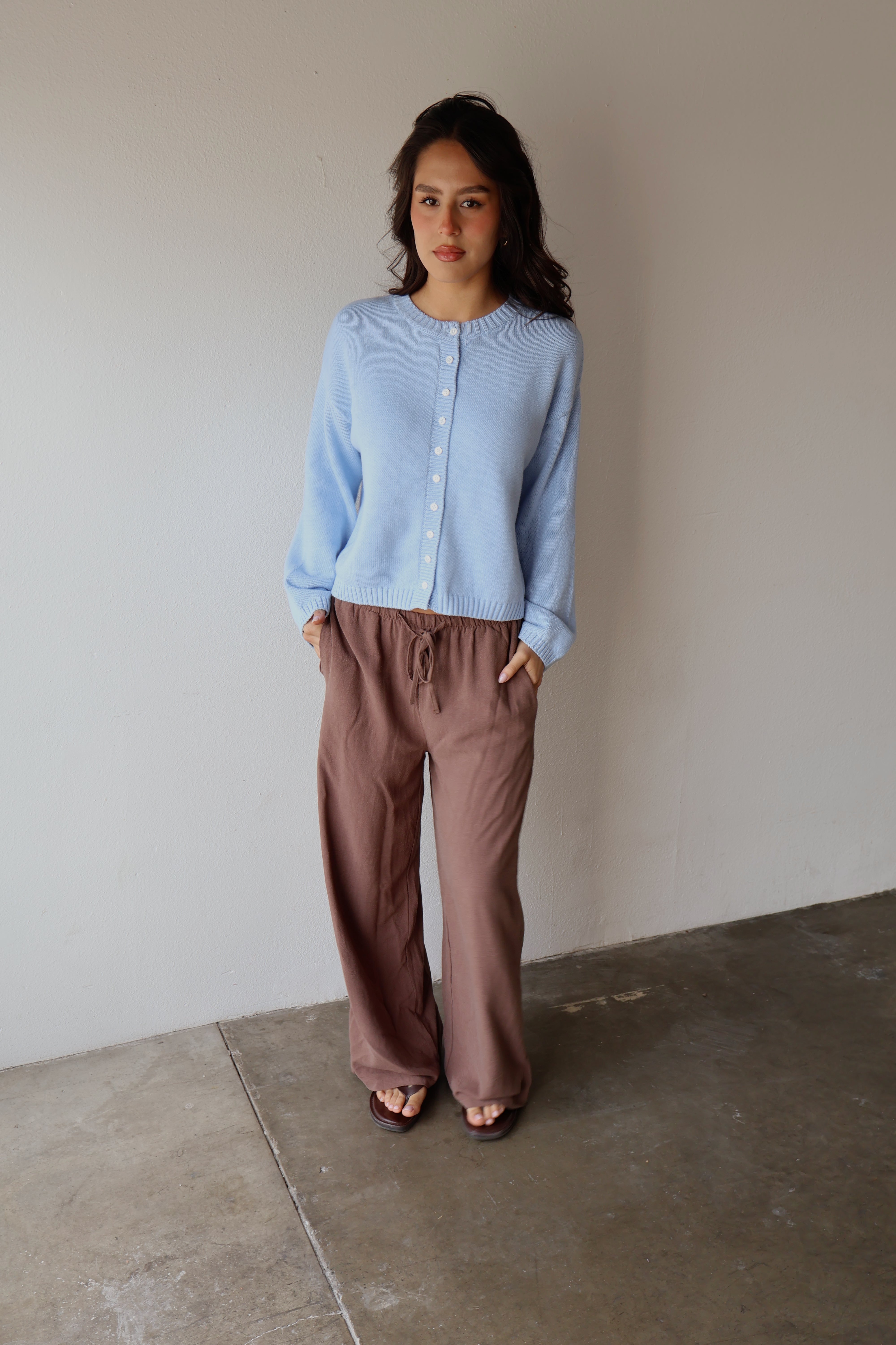 WEAVE CARDIGAN // SKY