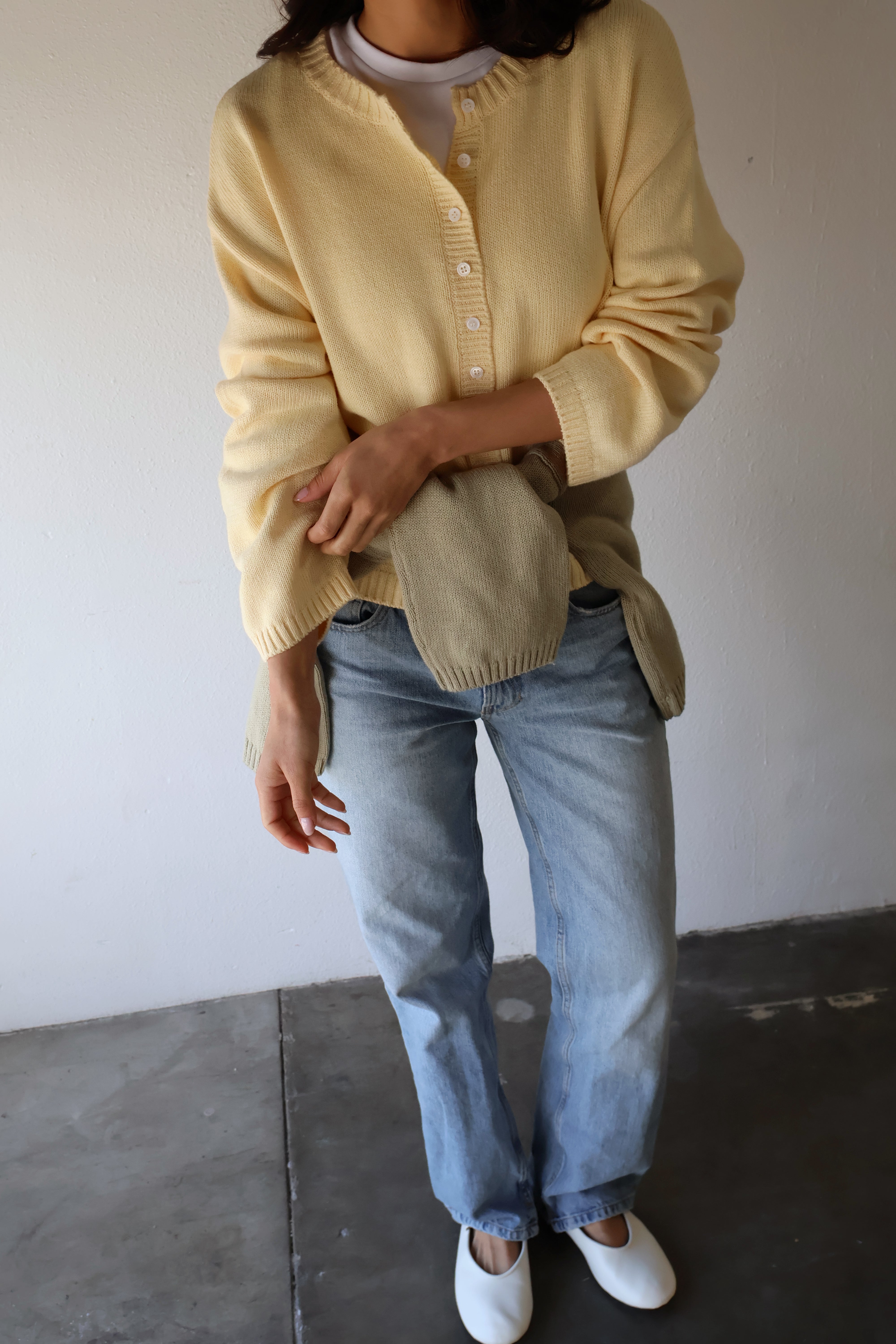 WEAVE CARDIGAN // BUTTER