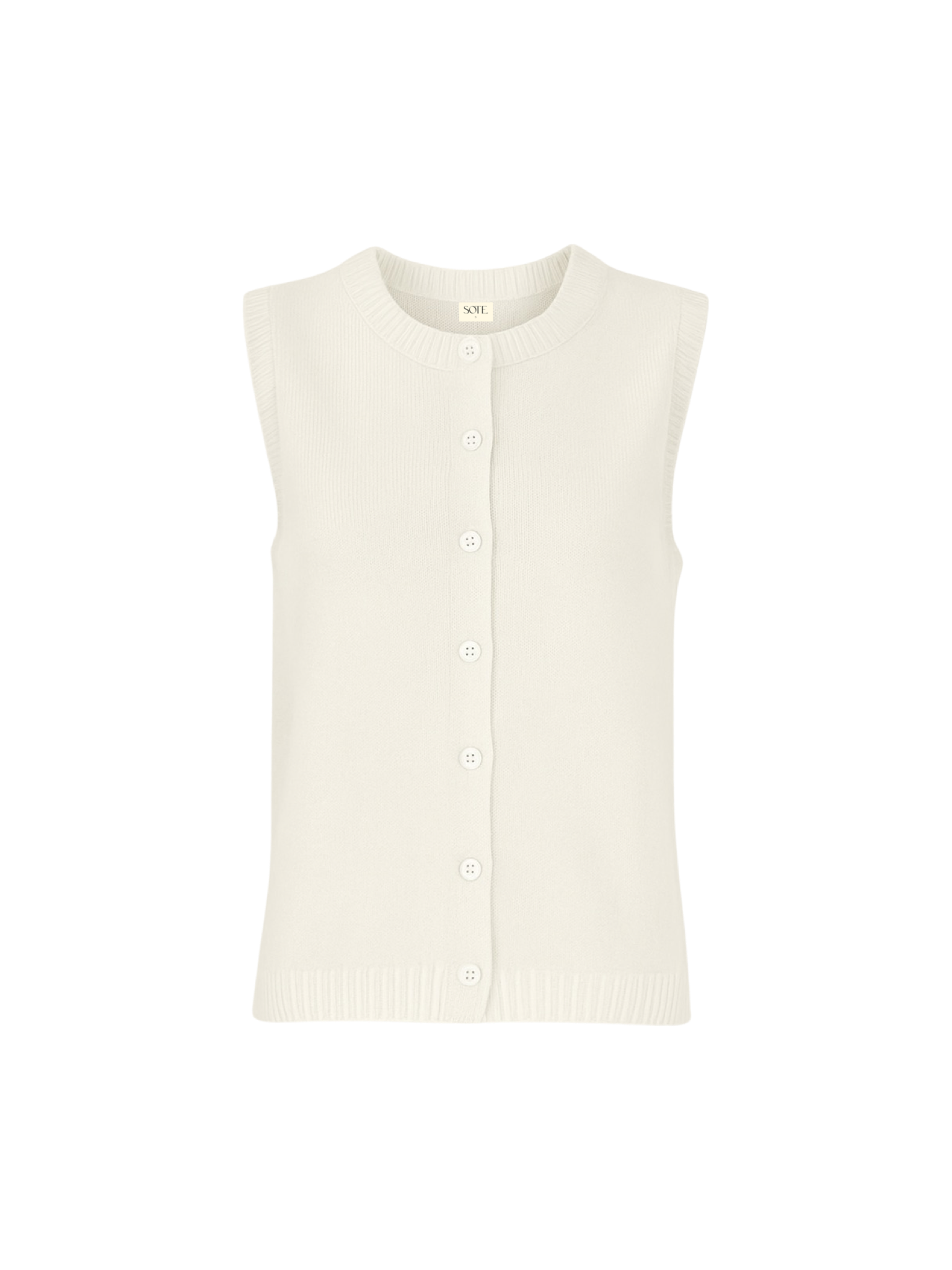 Weave Vest // Bone