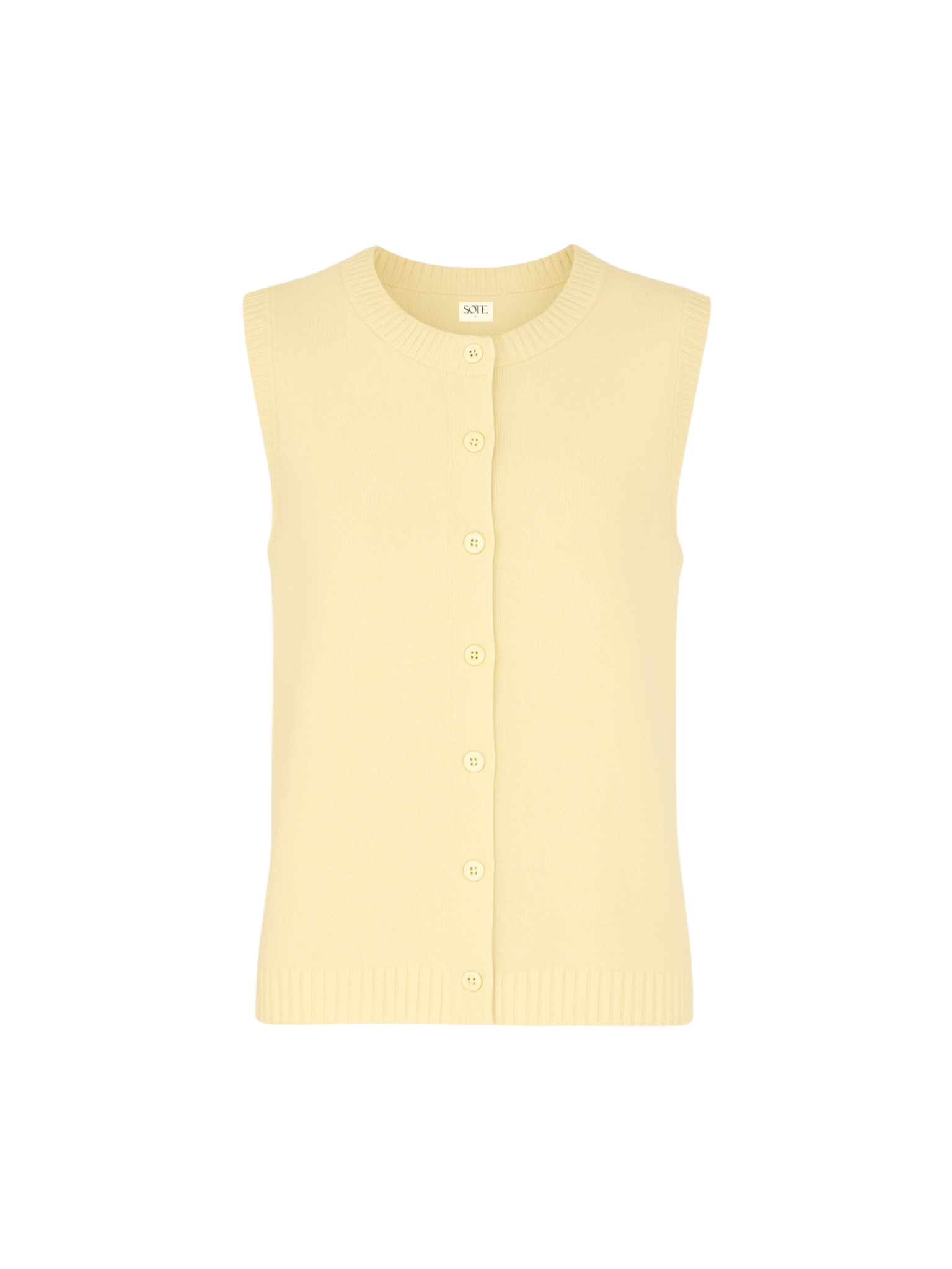 Weave Vest // Butter