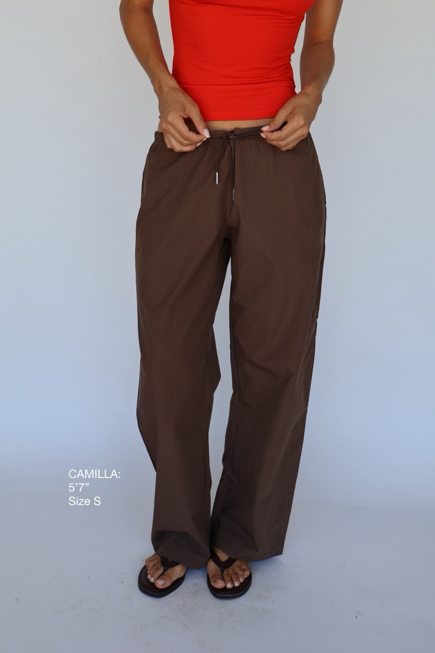 The Poplin Pant // Brown (PRE-ORDER)
