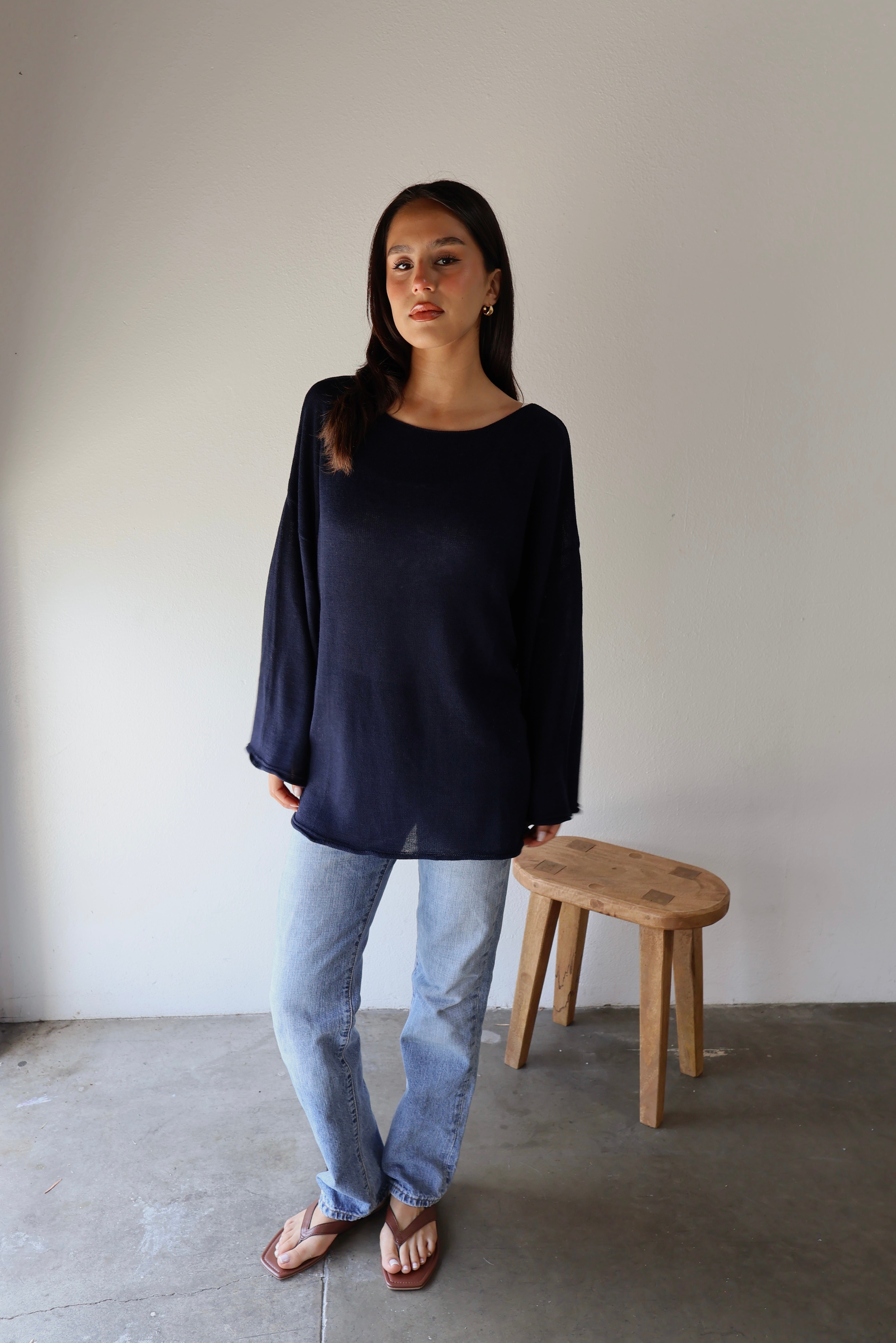 SOFTWEAR BOATNECK KNIT // IMPERIAL