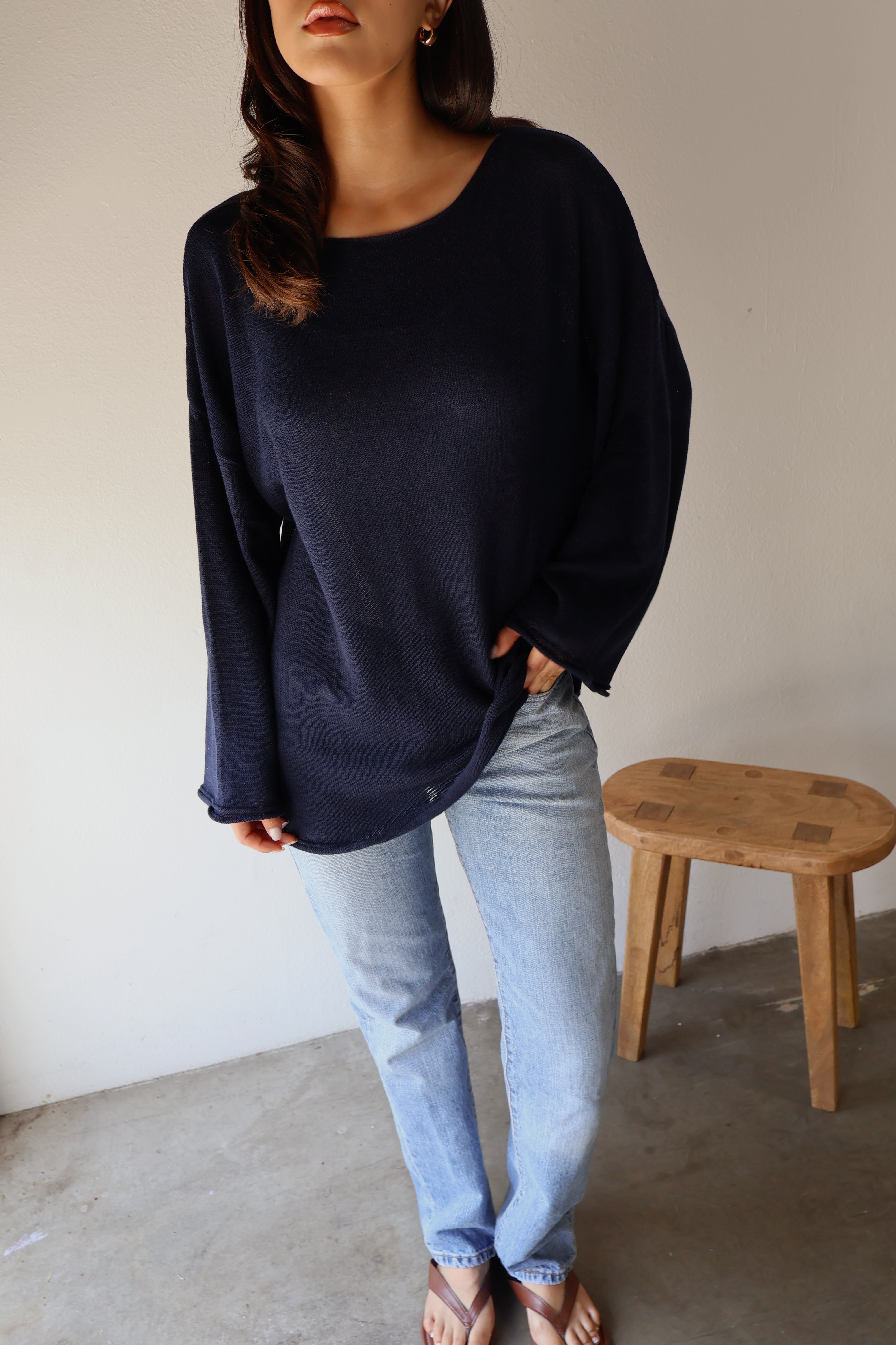 SOFTWEAR BOATNECK KNIT // IMPERIAL