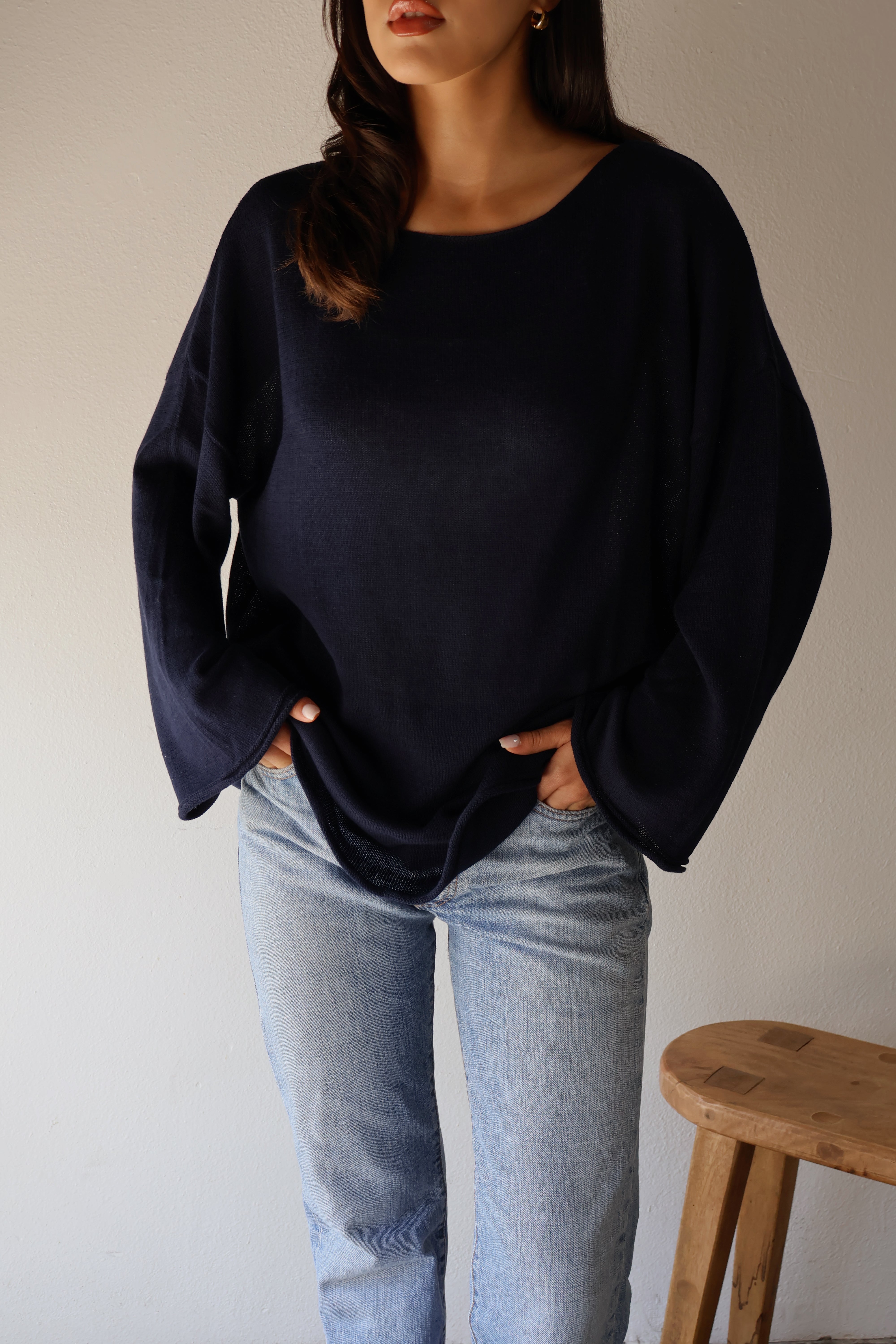 SOFTWEAR BOATNECK KNIT // IMPERIAL