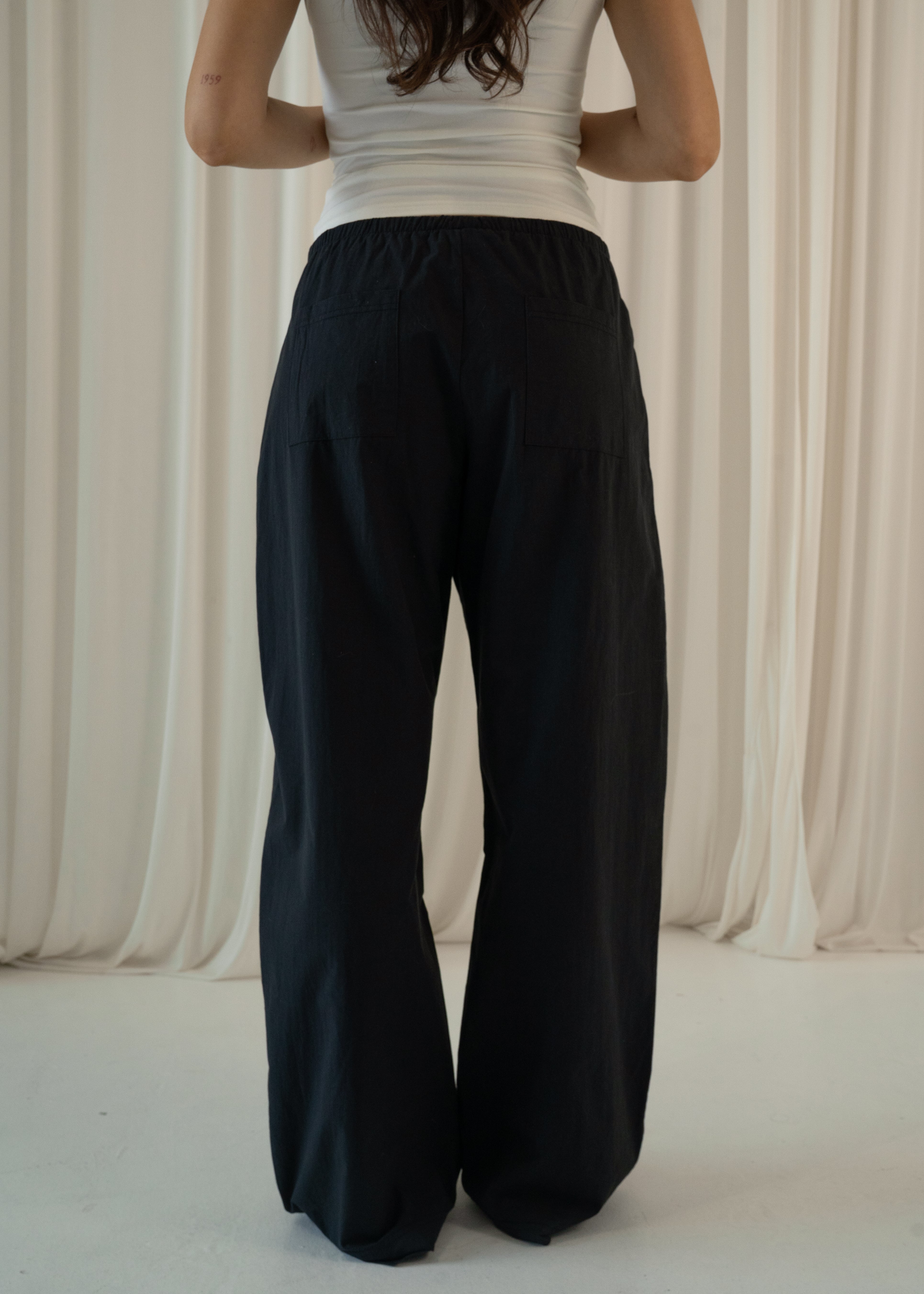 The Poplin Pant // Onyx