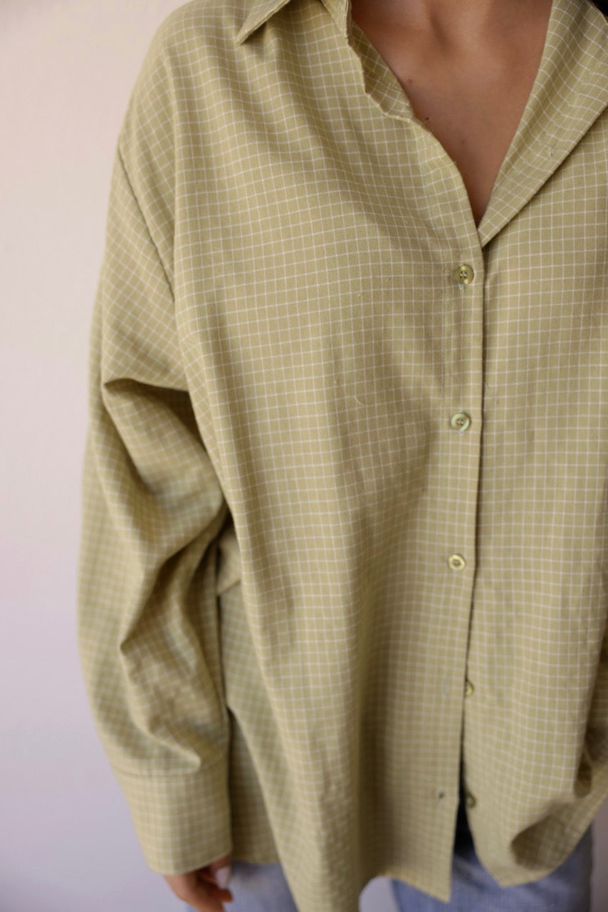 Grid Shirt // Moss