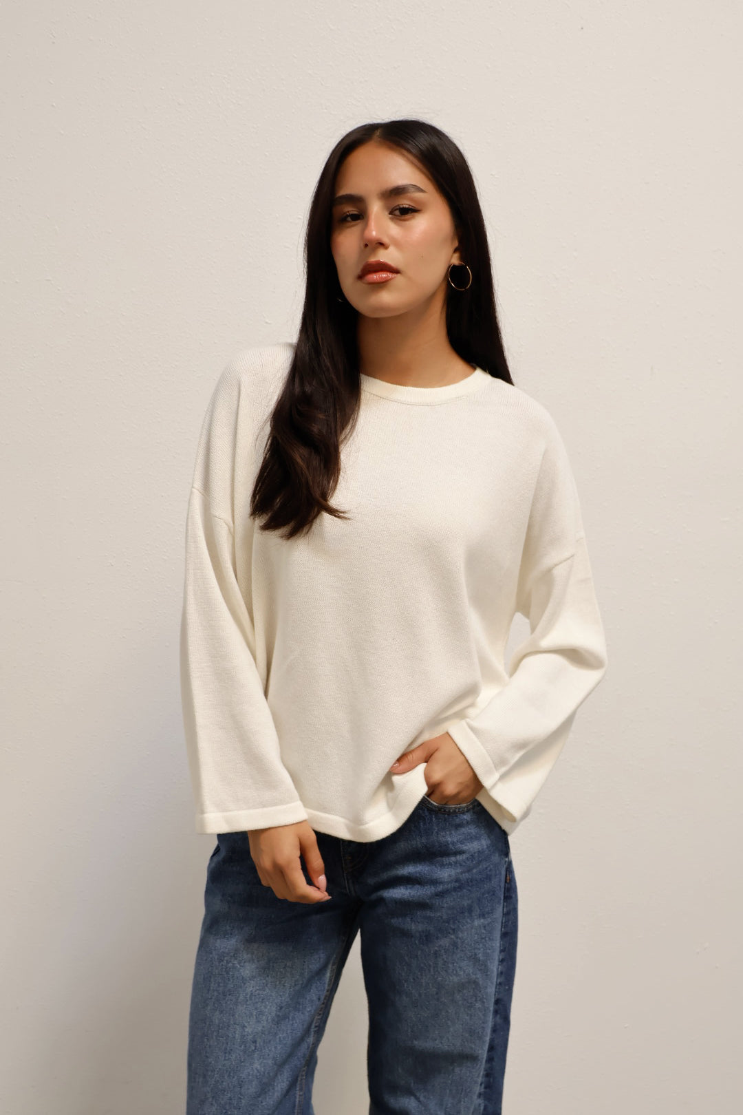 Everyday Crew Knit // Ivory