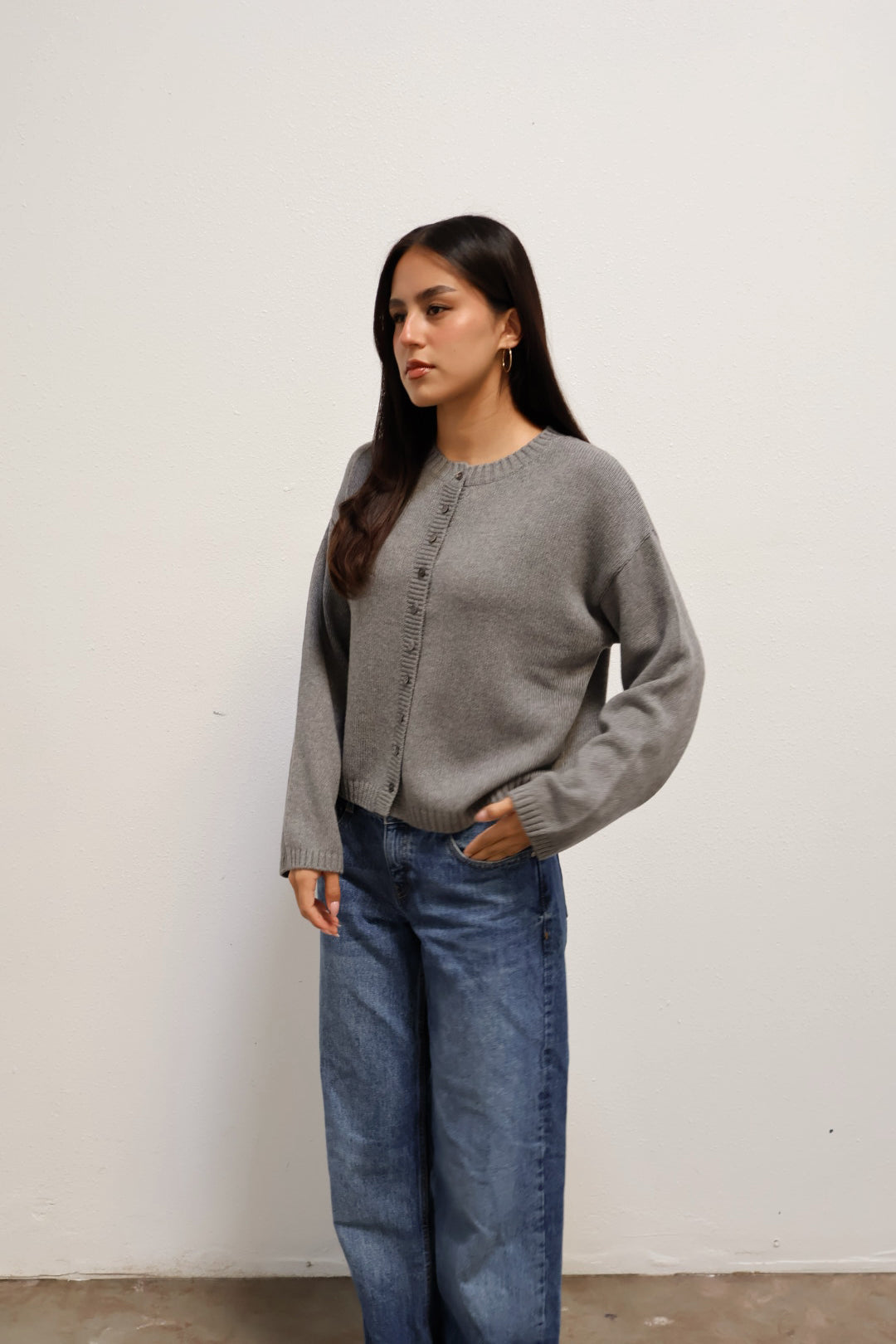 Weave Cardigan // Slate