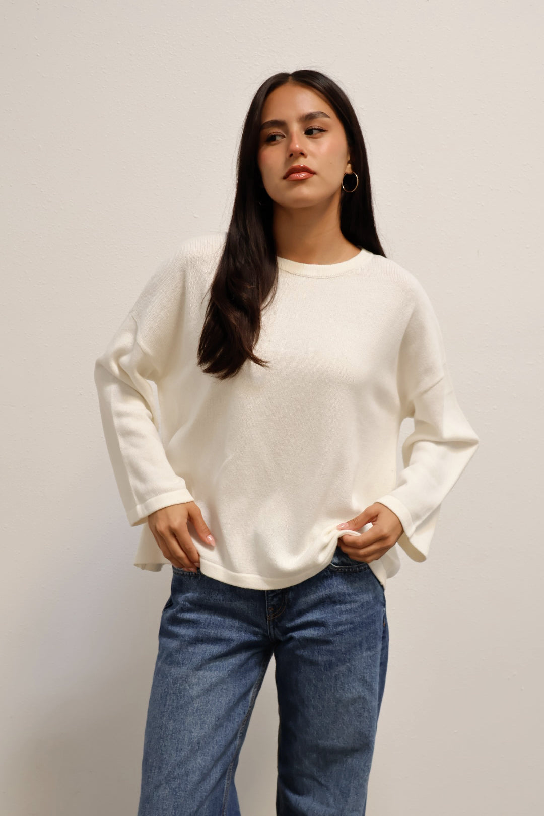 Everyday Crew Knit // Ivory