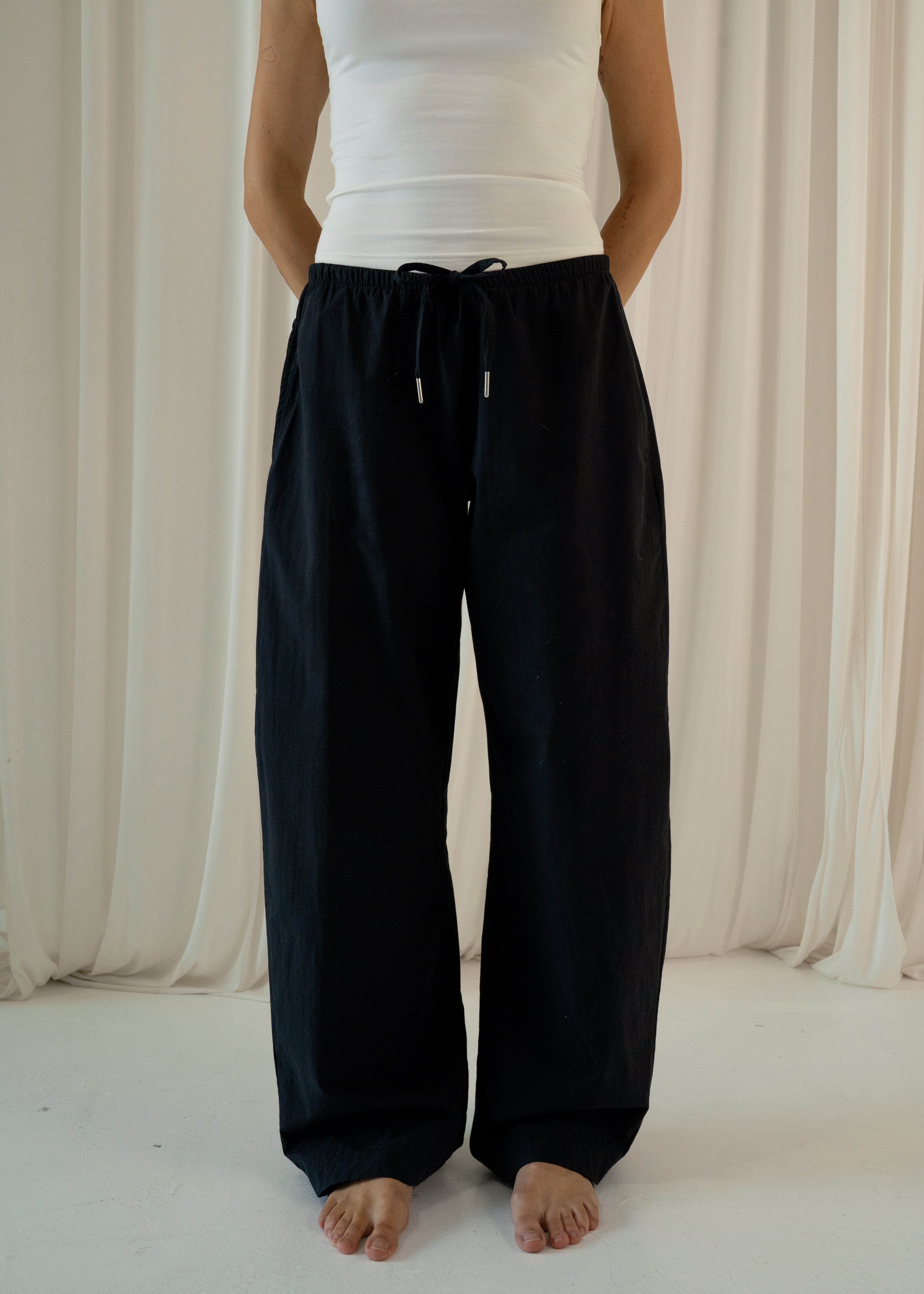 The Poplin Pant // Onyx
