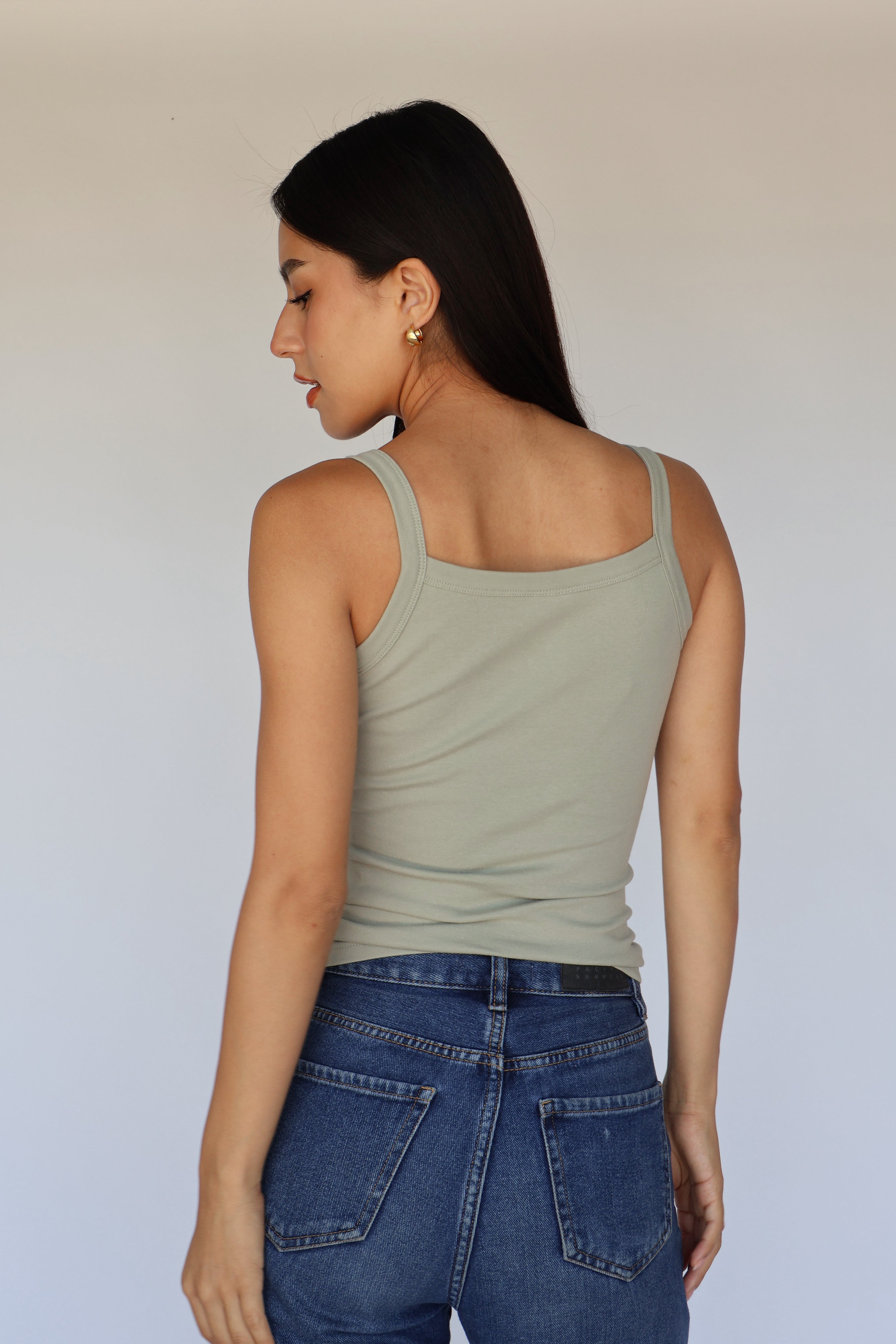 Singlet Tank // PISTACHIO