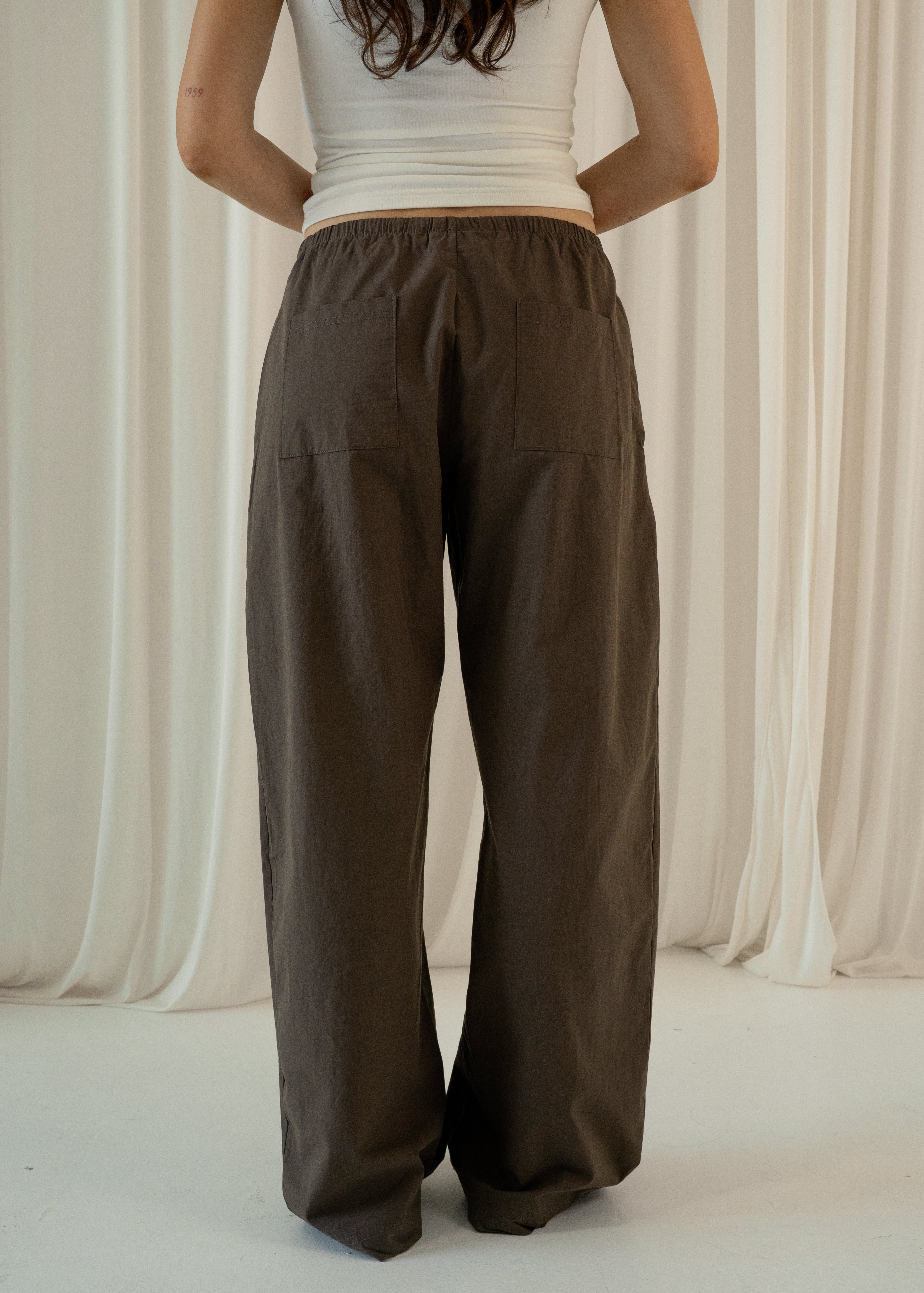 The Poplin Pant // Brown
