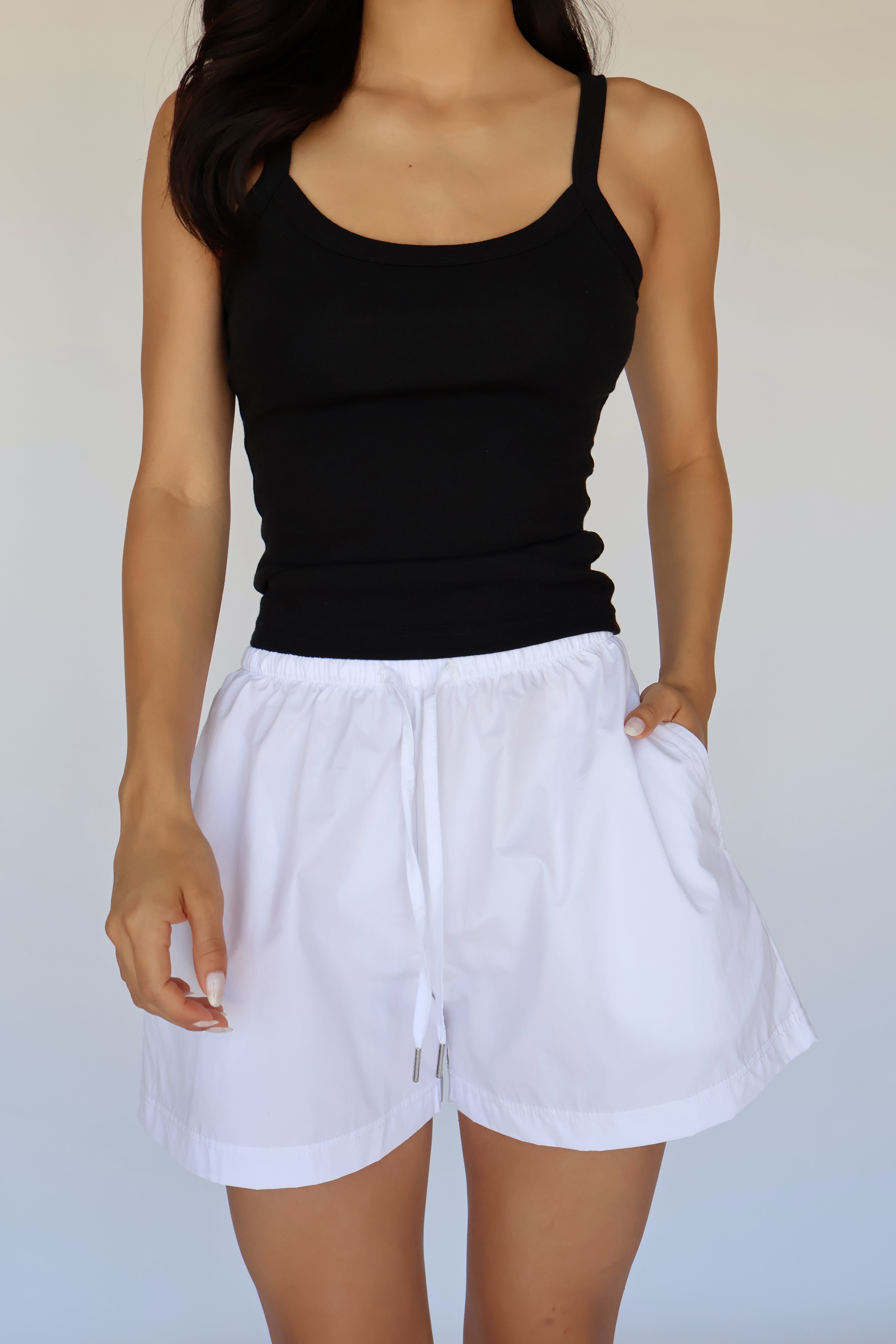 The Poplin Short // Cloud