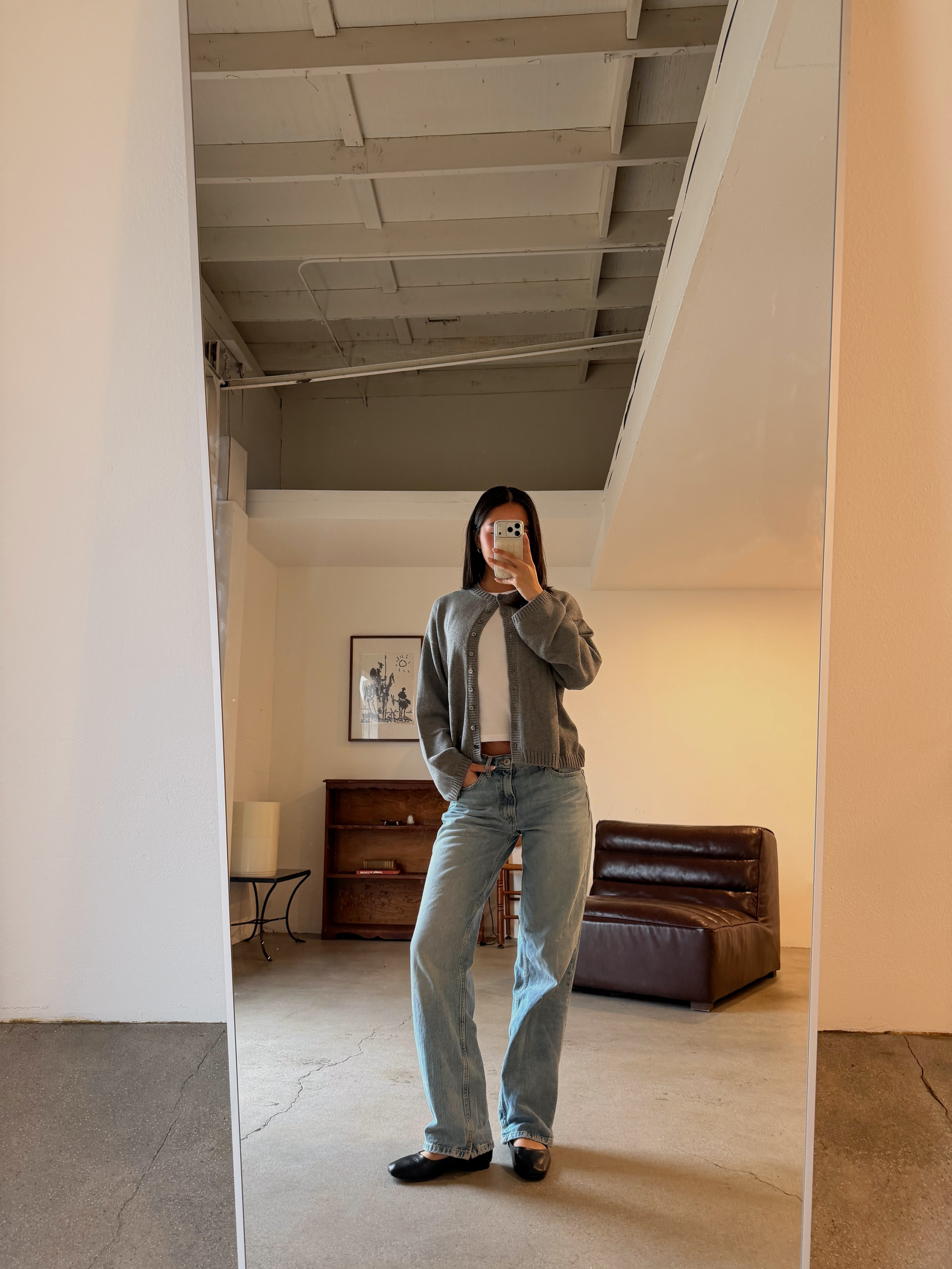 WEAVE CARDIGAN // SLATE