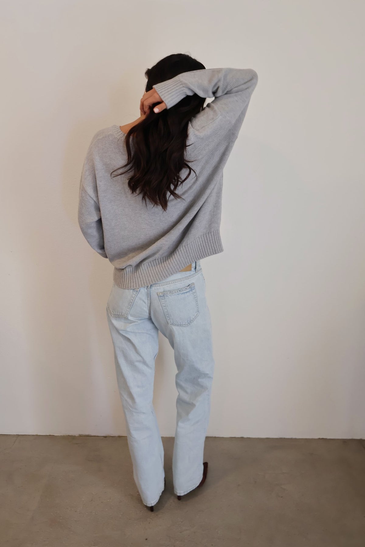 Heritage V-Neck Knit // Ash